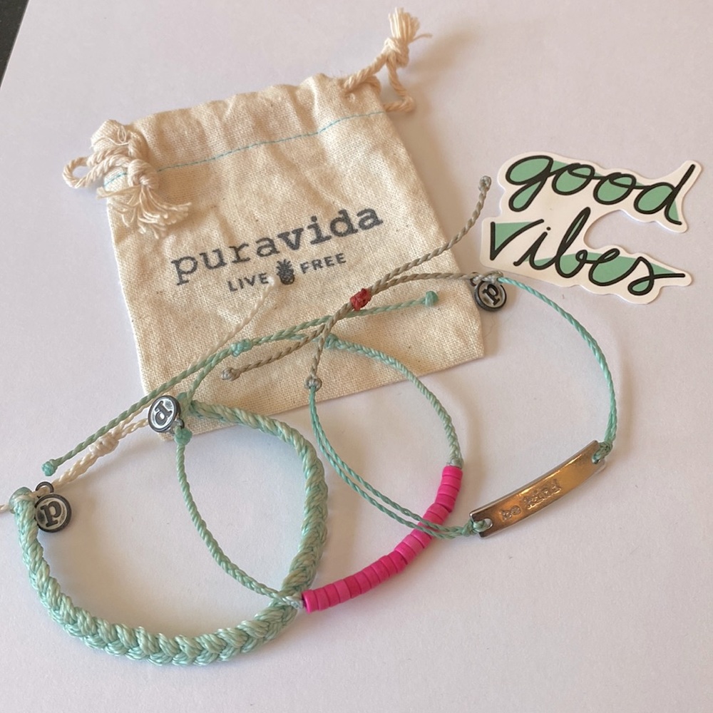 Pura Vida bracelet 3 pack